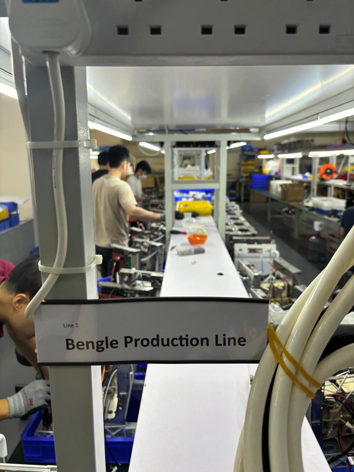 Bengle espresso machine production line