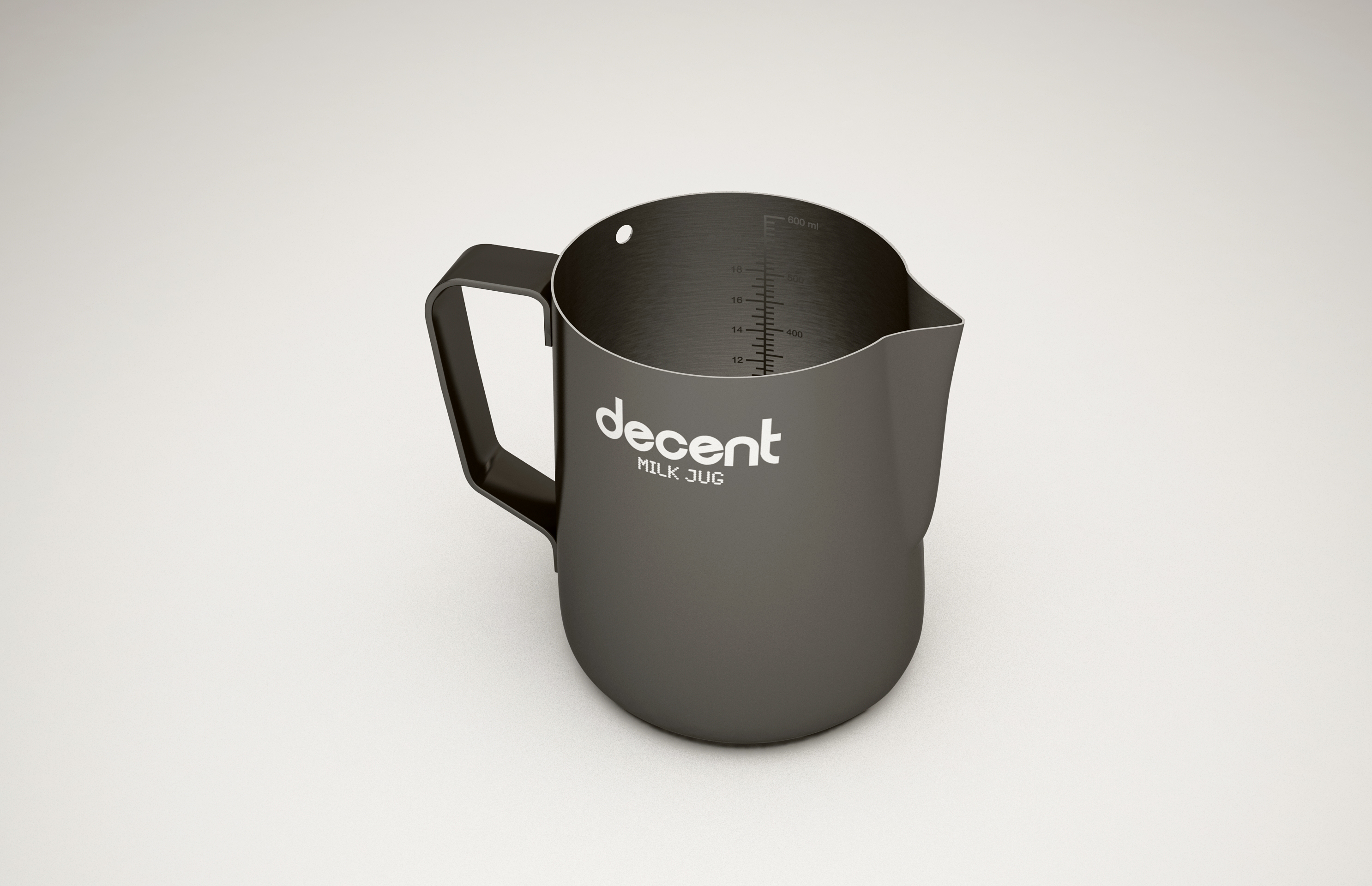 Decent Espresso Barista Milk Jug measurement brings best repeatable